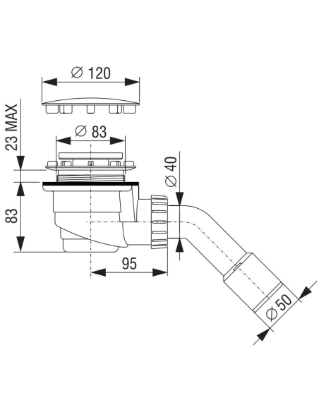 Сифон за душ корито (605926)