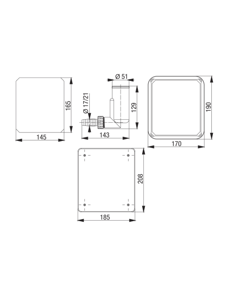 Сифон за конденз за вграждане /201586/