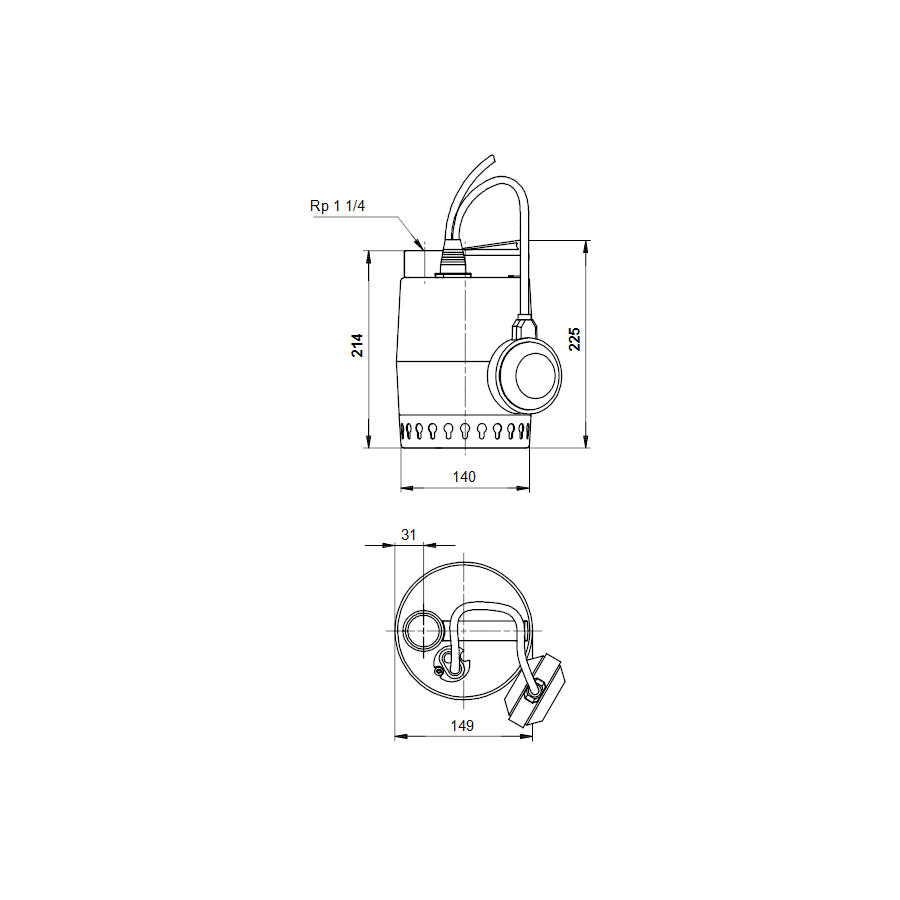 GRUNDFOS Unilift KP 150-A1 /011H1800/