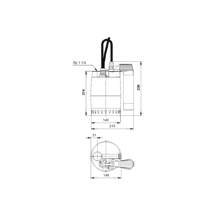 GRUNDFOS Unilift KP 150-AV1 /011H1900/