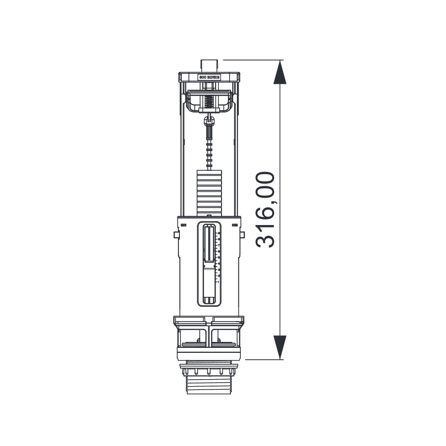 Изпразващ механизъм комплект /820F-013-P15/