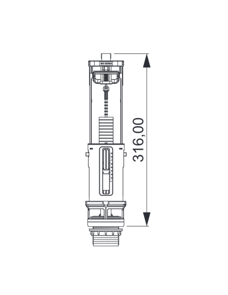 Изпразващ механизъм комплект /820F-013-P15/