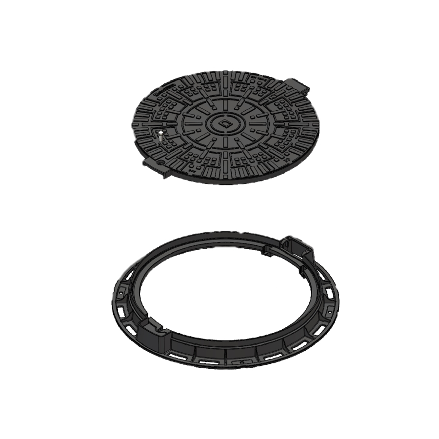 Капак PP A15 Ф600 (черен)