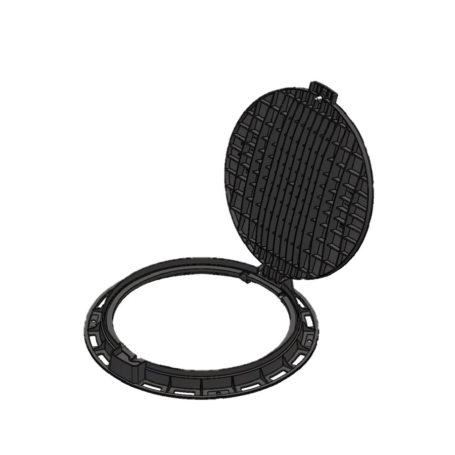 Капак PP A15 Ф600 (черен)