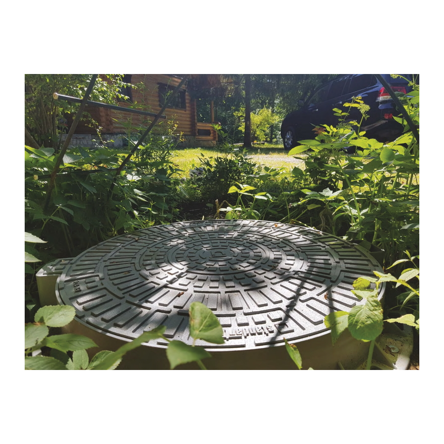 Капак PP A15 Ф600 (черен)