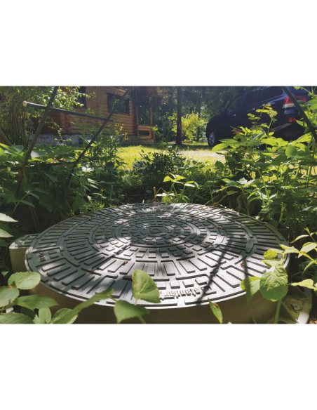 Капак PP A15 Ф600 (черен)