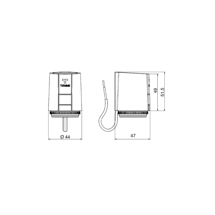 Електротермична задвижка 220V