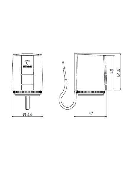 Електротермична задвижка 220V