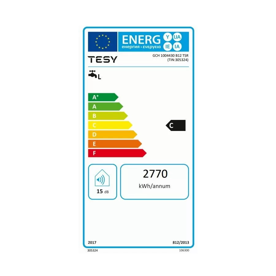 Електрически бойлер TESY BiLight 100л. 3000W,...