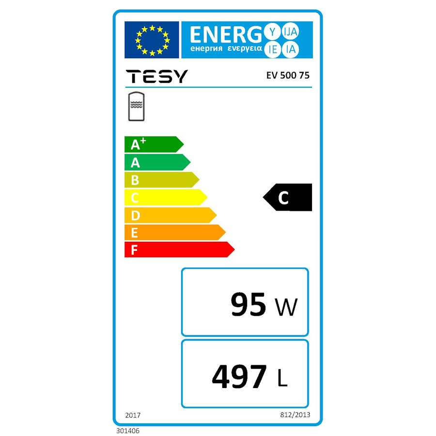 Бойлер/буфер TESY /EV 500 75 B/ 500л - емайлиран