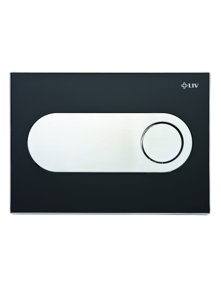 Двоен бутон ZIRCON ECO - черен