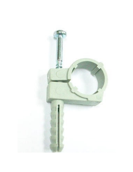 Единична скоба СТN Ф20 с дюбел и винт (ЕДИНИЧНА)