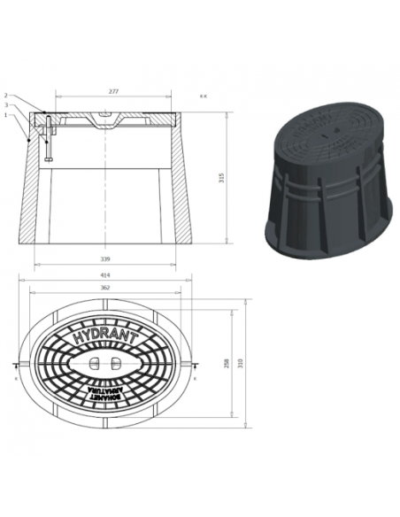 Охранително гърне за пожарен хидрант