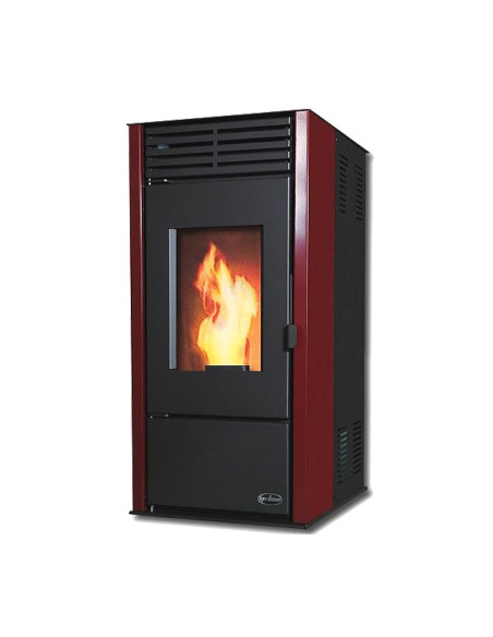 ПЕЛ. КАМИНА СУХА “RITTIUM 7“ 10kW С МЕТАЛ ЧЕРВ.