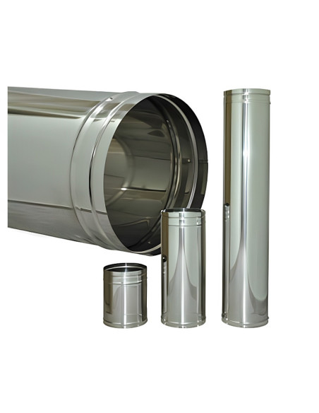 Право коминно тяло Ф150 1м /неръждавейка/