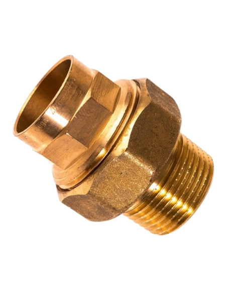 Холендър месингов за медни тръби 28 Х 1“ М