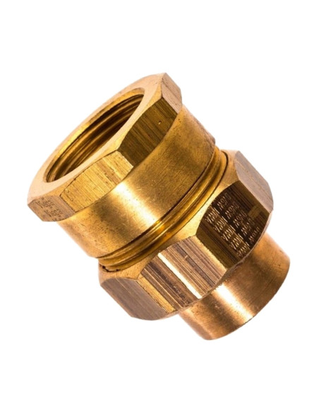 Холендър месингов за медни тръби 28 Х 1“ Ж