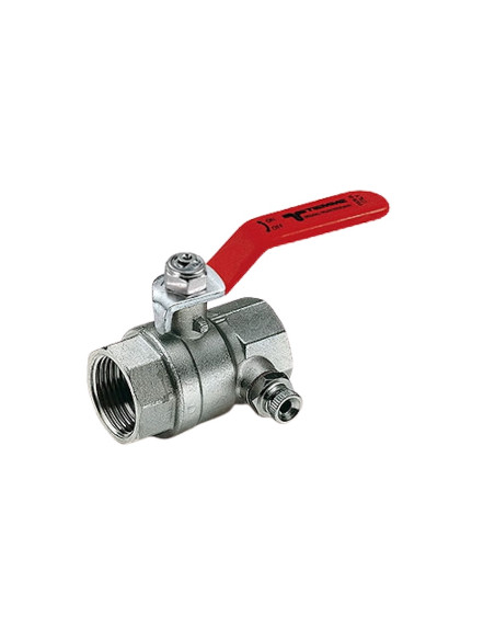 Сферичен кран с изпускател 1 1/2" TIEMME