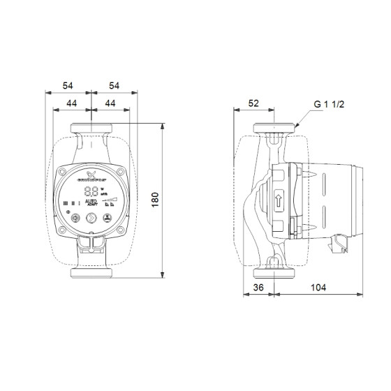 ПОМПА Grundfos ALPHA 2  25-40/230V /97704990/ 2