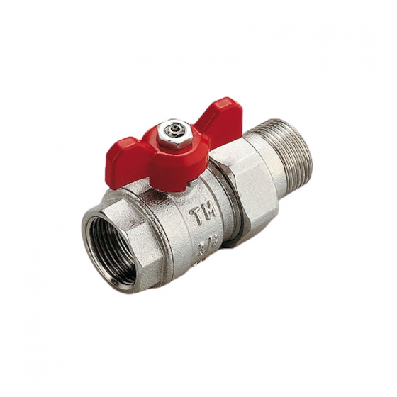 Сферичен кран с холендър 1 1/4" TIEMME