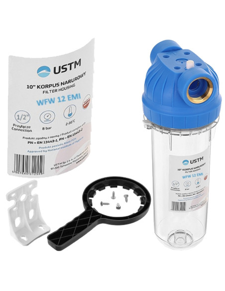 Филтърно тяло 10“ USTM WFW EMI 1/2“