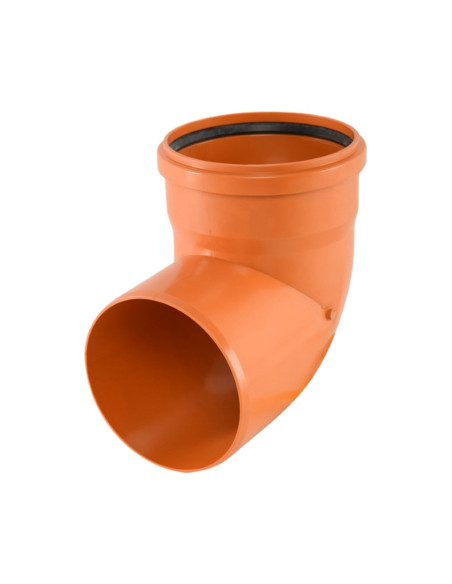 КОЛЯНО PVC Ф200 - 87.5