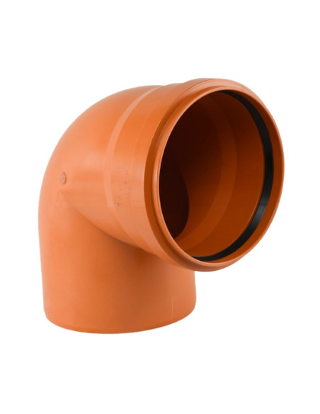 КОЛЯНО PVC Ф250   87.5