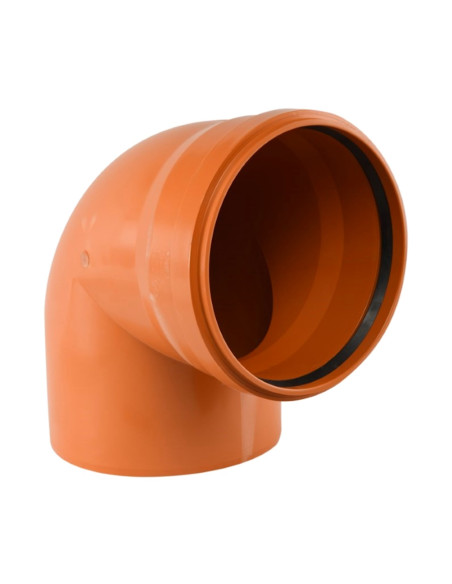 КОЛЯНО PVC Ф400 - 87.5