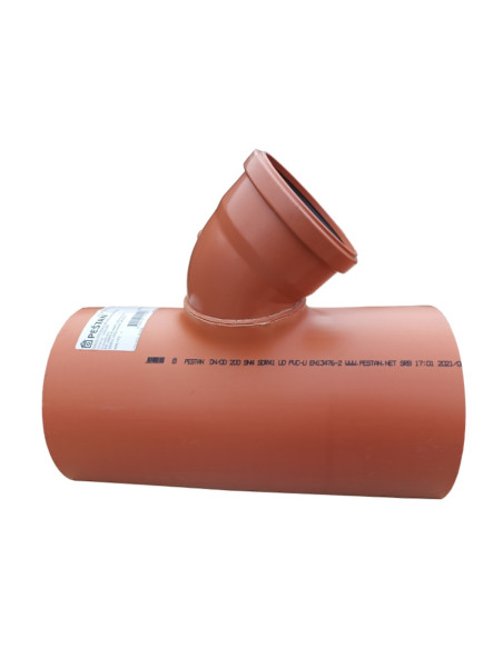 PVC РАЗКЛОНИТЕЛ 200/Ф110/45 ЗА ЛЕПЕНЕ