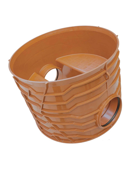 КАНАЛИЗАЦИОННА ШАХТА PVC Ф630/Ф200 - ПРОХОДНА