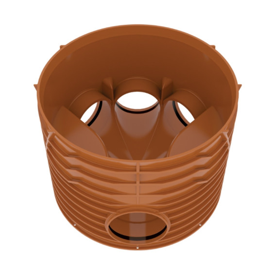 КАНАЛИЗАЦИОННА ШАХТА PVC Ф630/Ф200 - СЪБИРАТЕЛНА