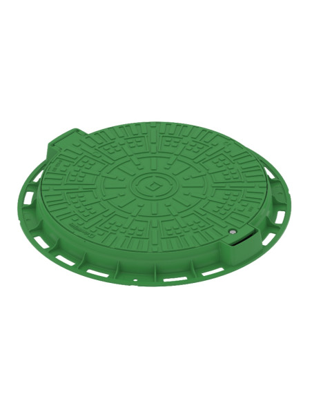 Капак PP A15 Ф600 (зелен)