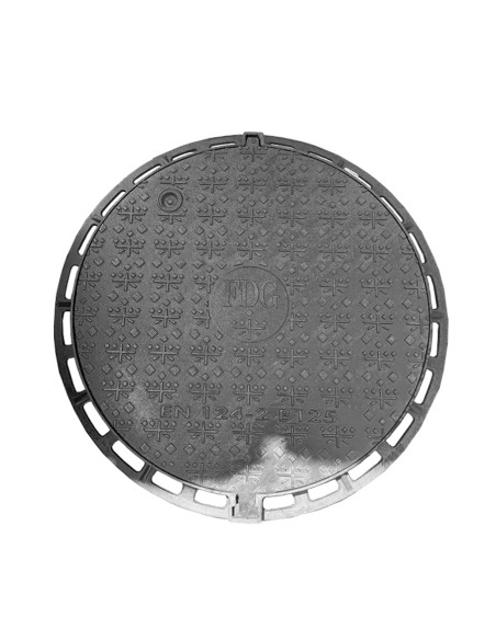 Чугунен капак Ф600 B125 заключващ болт