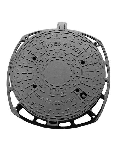 Чугунен капак Ø600 D400 /P/ H100 вентилиран /RUBIN 2001/