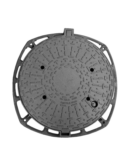 Чугунен капак Ф600 D400 H100 вентилиран със заключване