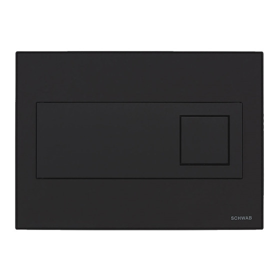 Двоен бутон CARO - черен мат