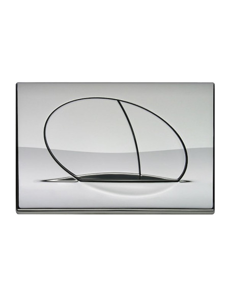 Двоен бутон SELENITE ECO - хром