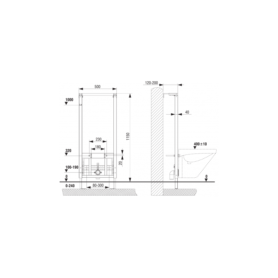 Структура за биде LIV (7030452911)