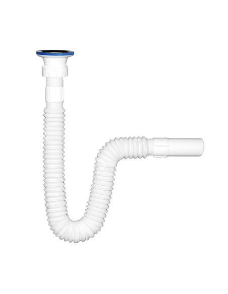 Гофриран сифон за мивка Ф32х64 мм, 700 мм