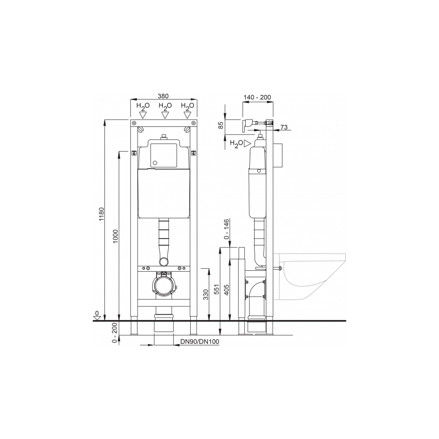 Структура за подов монтаж /8050452731/