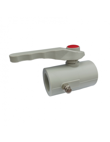 PPR кран сфера с изпускател Ф40