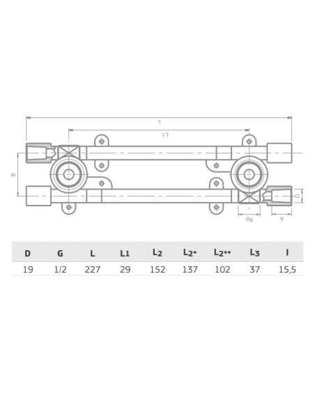 PPR УКБ ЗА БАТЕРИЯ 2 Х 20 Х 1/2“