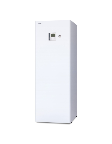 Термопомпа Toshiba ESTIA HWT-1101 R32 AIO (комплект с неръждаем бойлер 200л) - 13,24kw