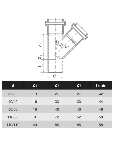 HTPP РАЗКЛОНИТЕЛ 110/110 - 67.5