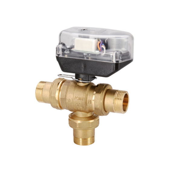 Трипътен разпределителен сферичен кран с...