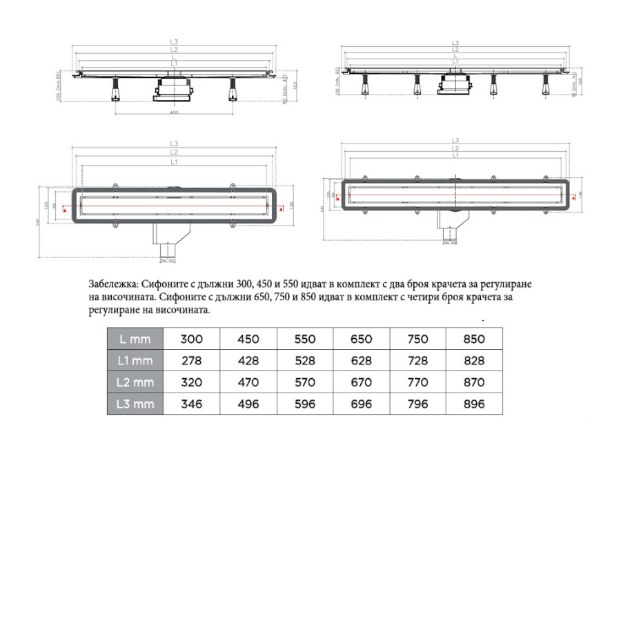 СИФОН ЛИНЕЕН LINE 750