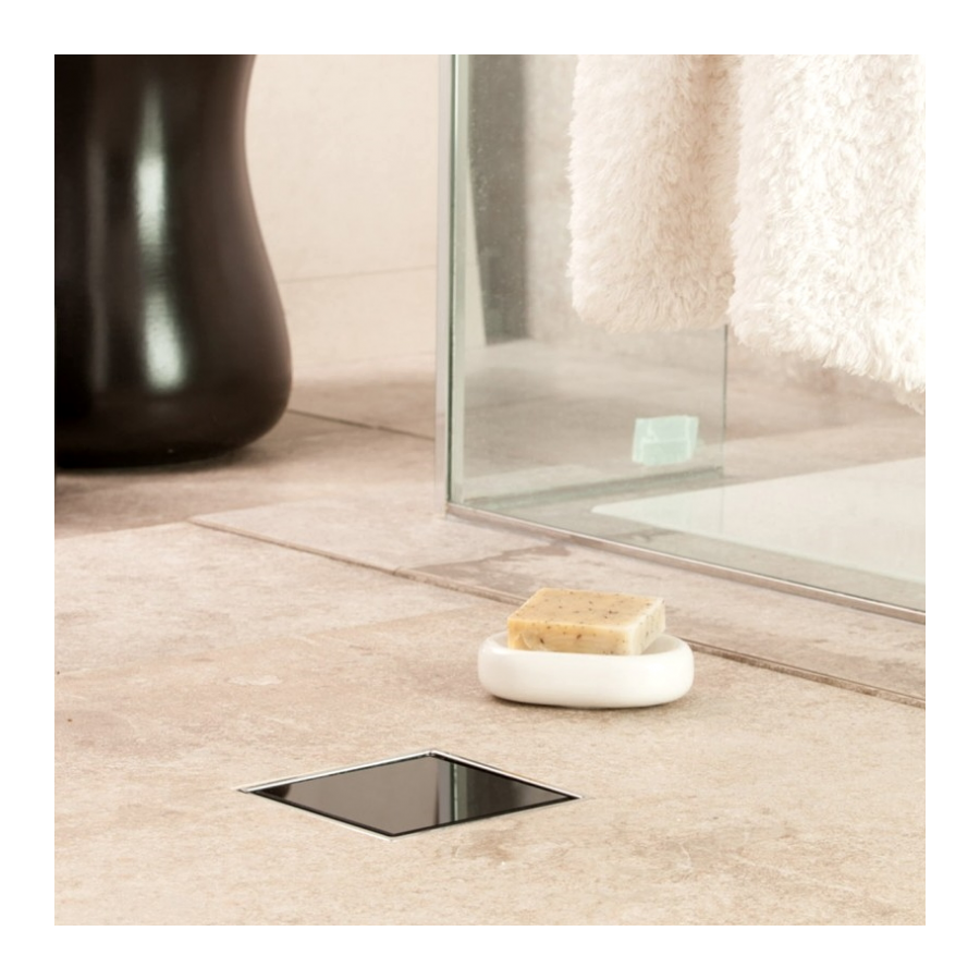 СИФОН DRY 1 ЧЕРНО СТЪКЛО  /100х100/