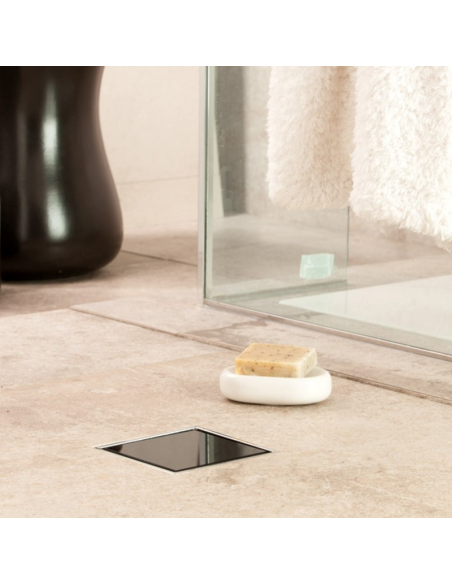 СИФОН DRY 1 ЧЕРНО СТЪКЛО  /100х100/