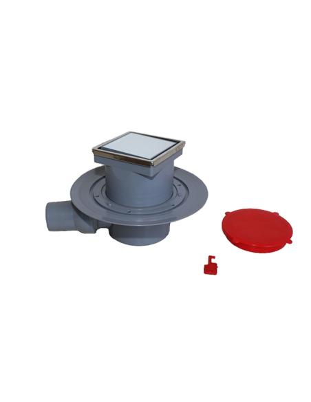 СИФОН DRY 1 БЯЛО СТЪКЛО  /100х100/