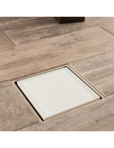 СИФОН DRY 1 БЯЛО СТЪКЛО  /100х100/